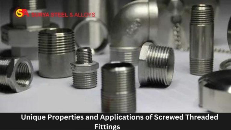 Unique Properties and Applications of Screwed Threaded Fittings - Surya ...